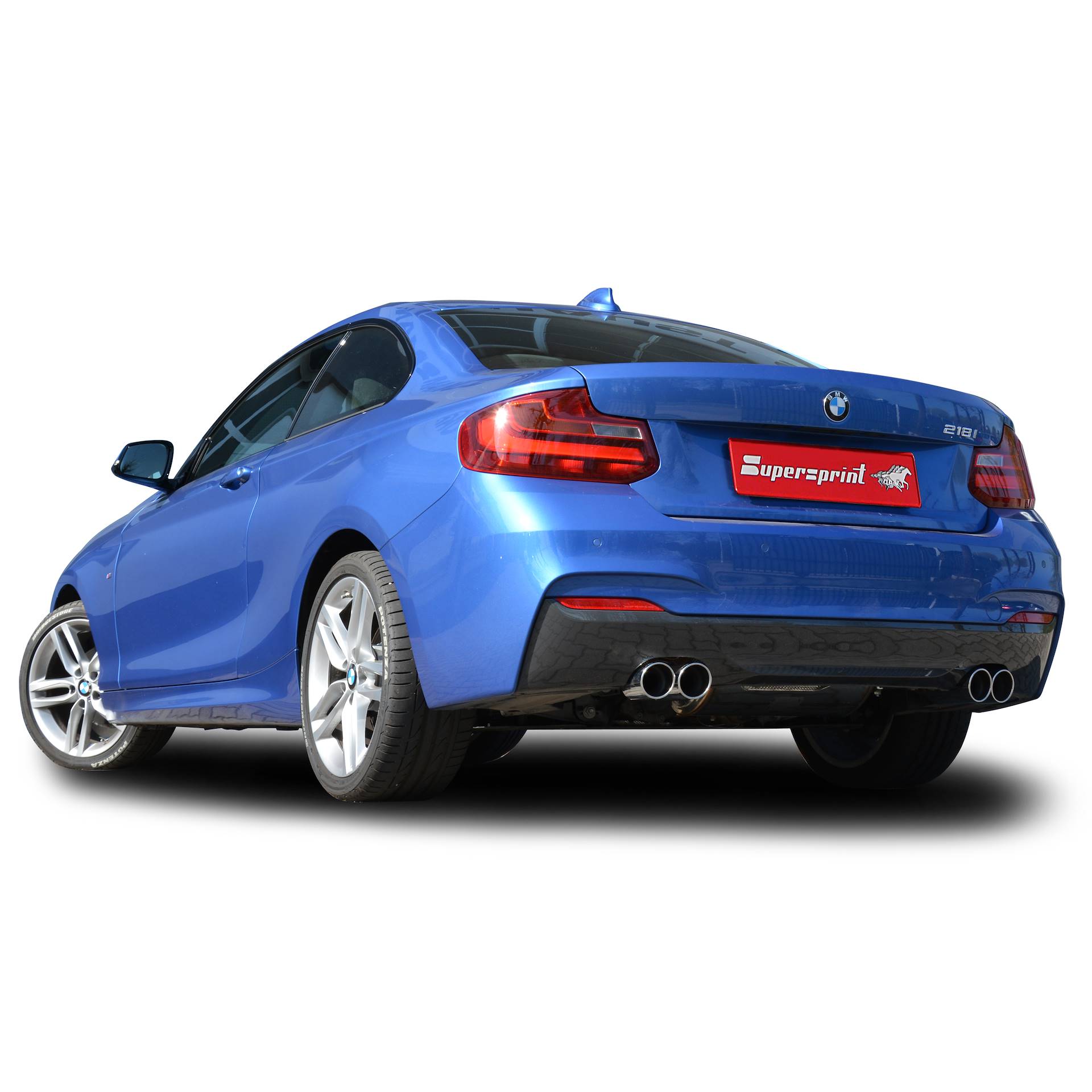 Supersprint Exhaust for BMW F22 218i (3 cil./ B38 - 136 Hp) 2014 -> 2017